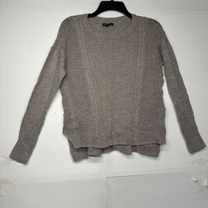 American Eagle Women’s Light Brown Knit Sweater Size Small